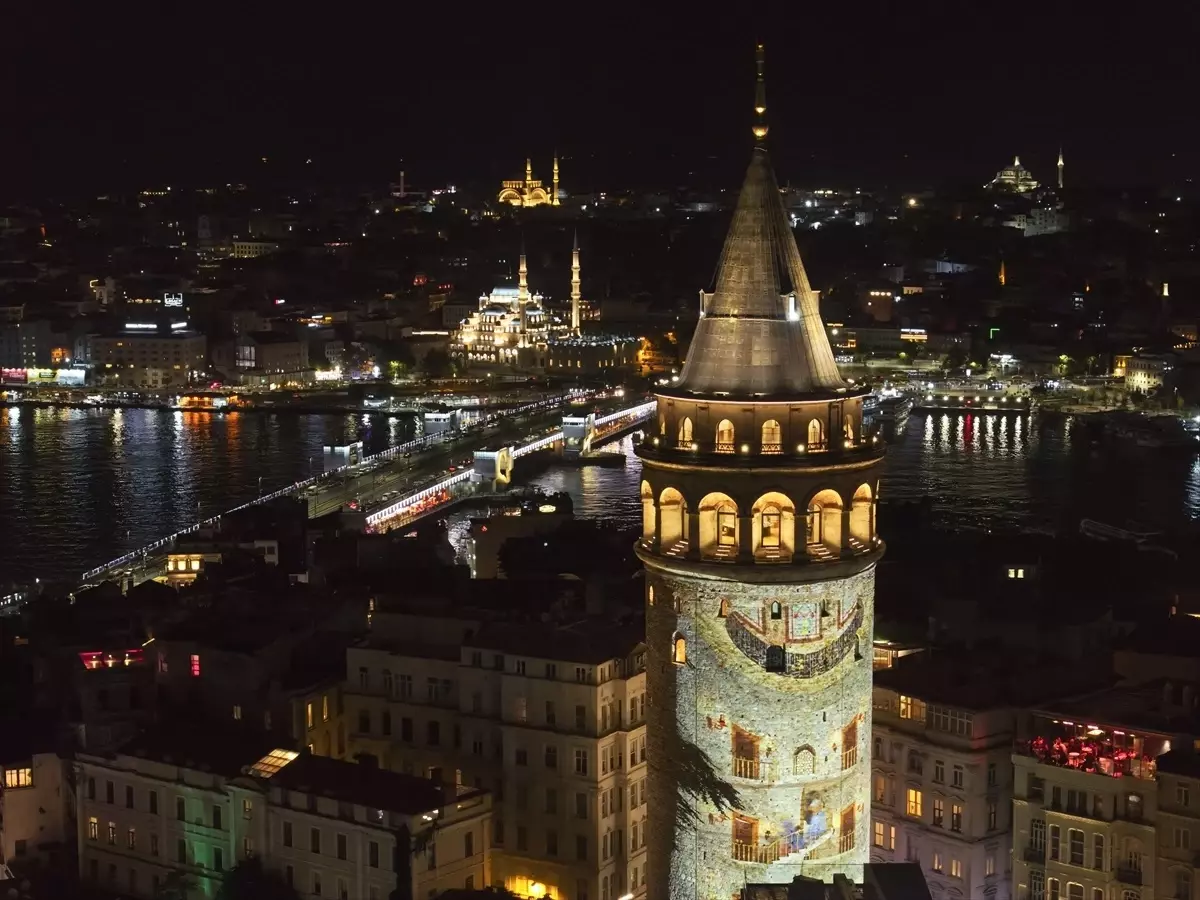 İstanbul Kültür Yolu Festivali'nde Mapping Gösterileri Başladı