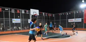 Kumluca'da 3x3 Sokak Basketbolu Turnuvası Düzenlendi