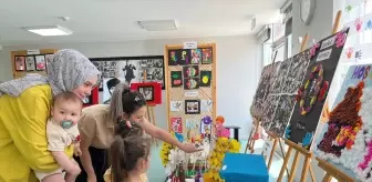 Kumluca Kreş ve Gündüz Bakımevi'nde Yıl Sonu Sergisi Açıldı