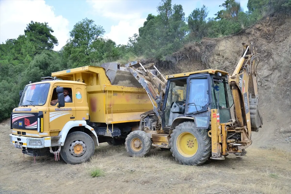 Kumluca Belediyesi'nden Yayla Yollarına Bakım ve Onarım