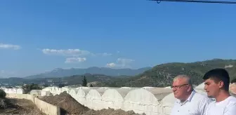 Kumluca Kaymakamı Bahadır Güneş, Yapraklı Deresi'nde Islah Çalışmalarını İnceledi