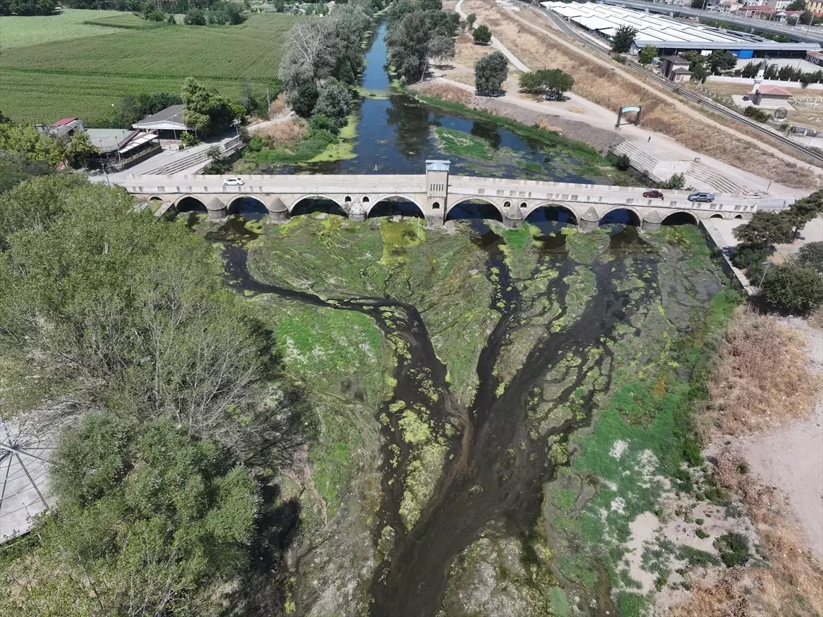 Edirne'nin Tunca Nehri'nde Kuraklık Sorunu