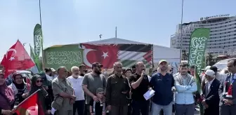 Kayseri'den Gazze İçin Küresel Yürüyüşe Katılan 10 Kişilik Grup Uğurlandı