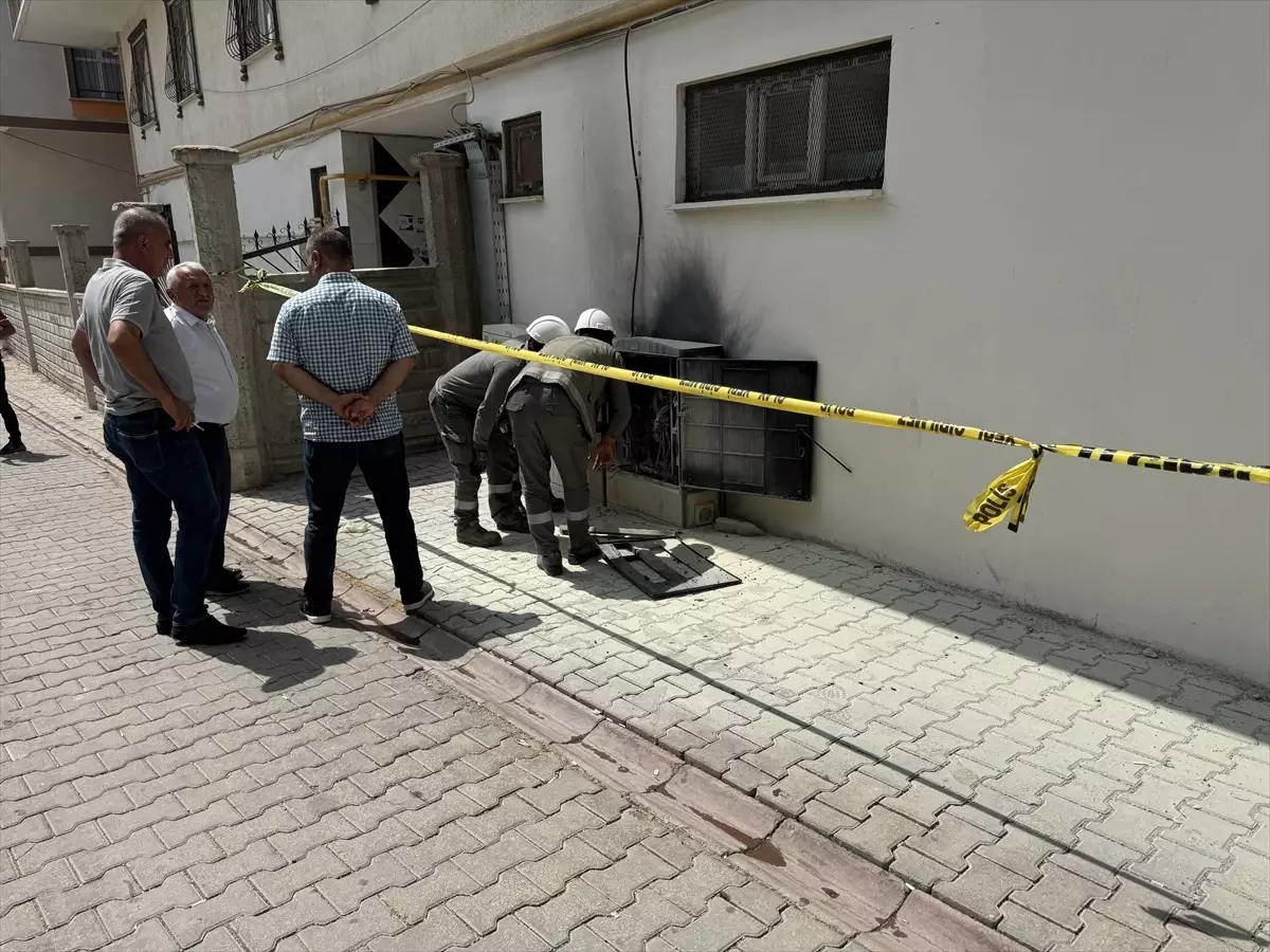Siirt'te Elektrik Trafosunda Yangın Çıktı