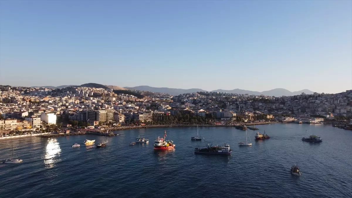Kuşadası'ndan Gazze'ye Destek: Küresel Sumud Filosu'na İnsani Yardım Çağrısı
