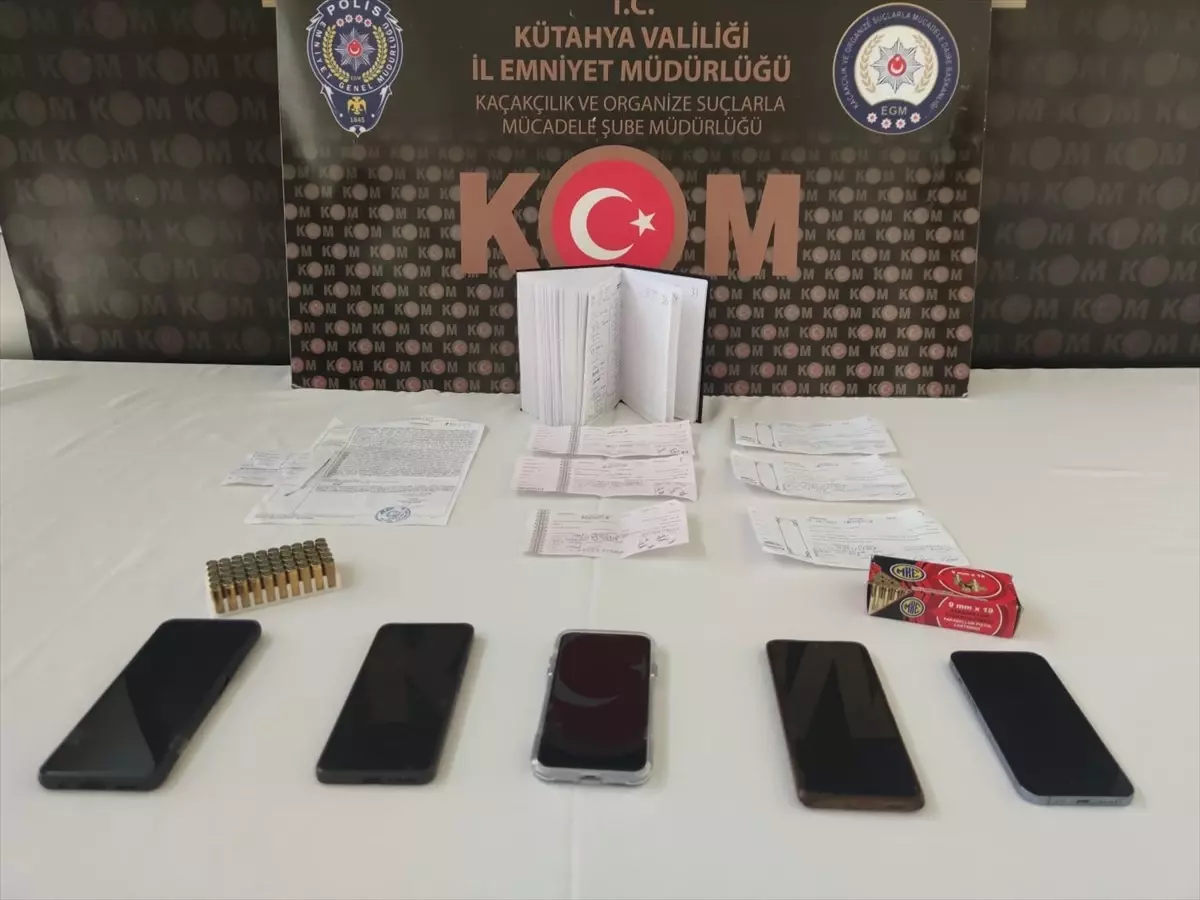 Kütahya'da Tefecilik Operasyonu: 6 Şüpheli Gözaltında