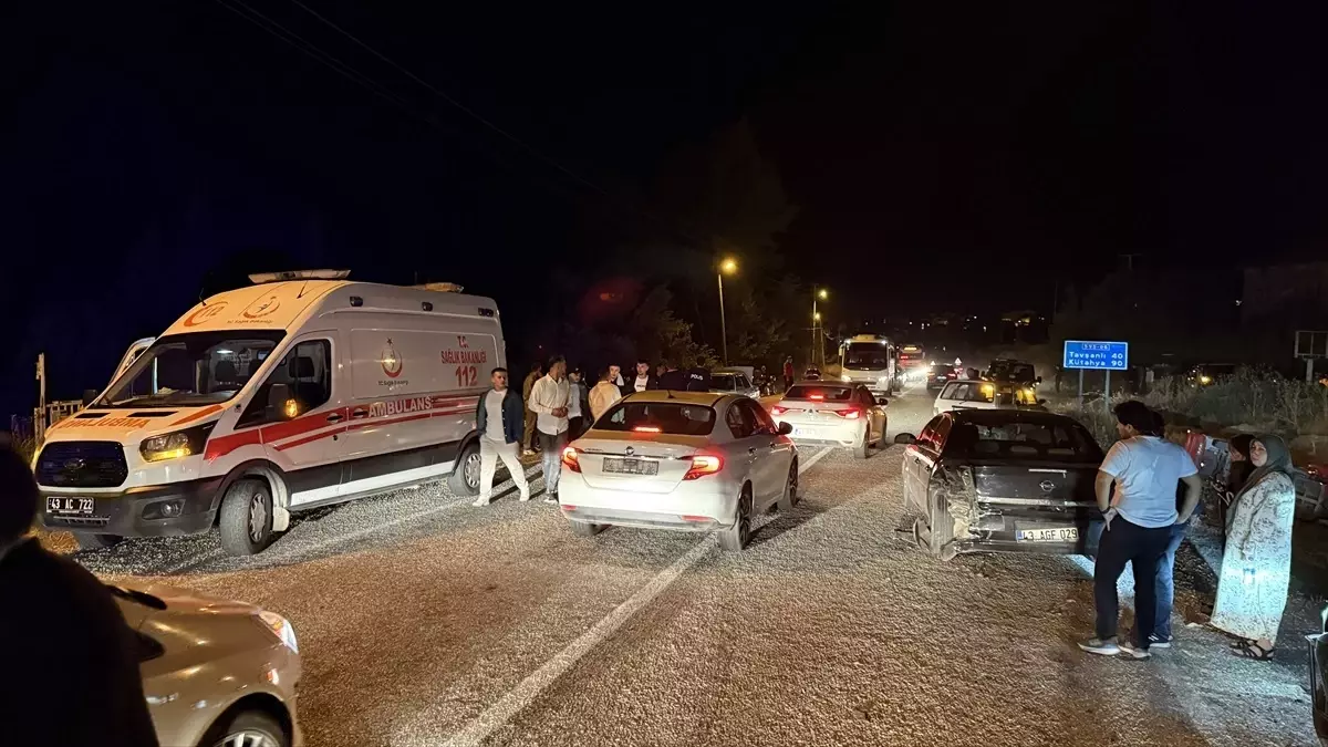 Kütahya'da Trafik Kazası: 1 Yaralı