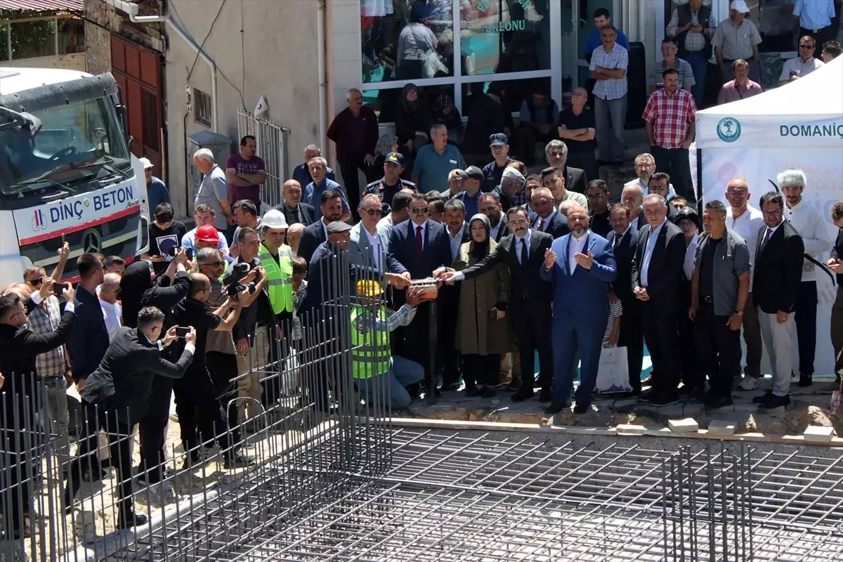 Domaniç'te Tarihi Sultan Alaaddin Camisi'nin Temeli Atıldı