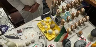 Yumurta Süsleme Sanatçısı Sabah N. Asad, Büyükçekmece Kültür Sanat Festivali'nde