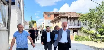 Samsun'da Kırsal Mahallelere Parke Taşı Döşeniyor