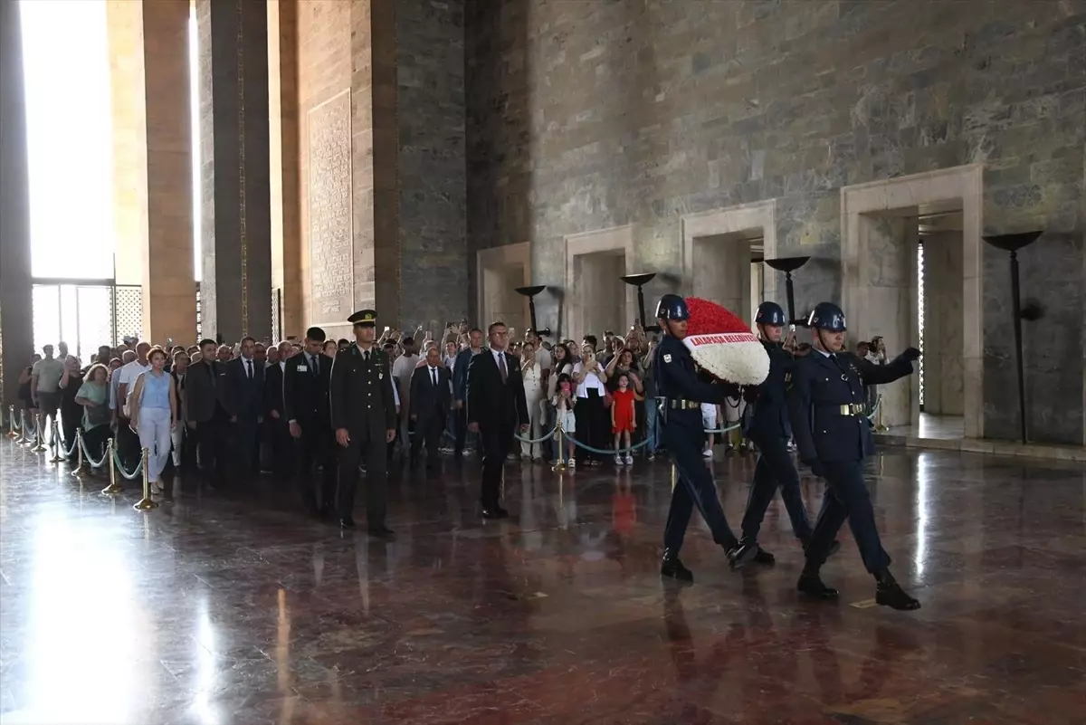 Lalapaşa Heyeti Anıtkabir'i Ziyaret Etti