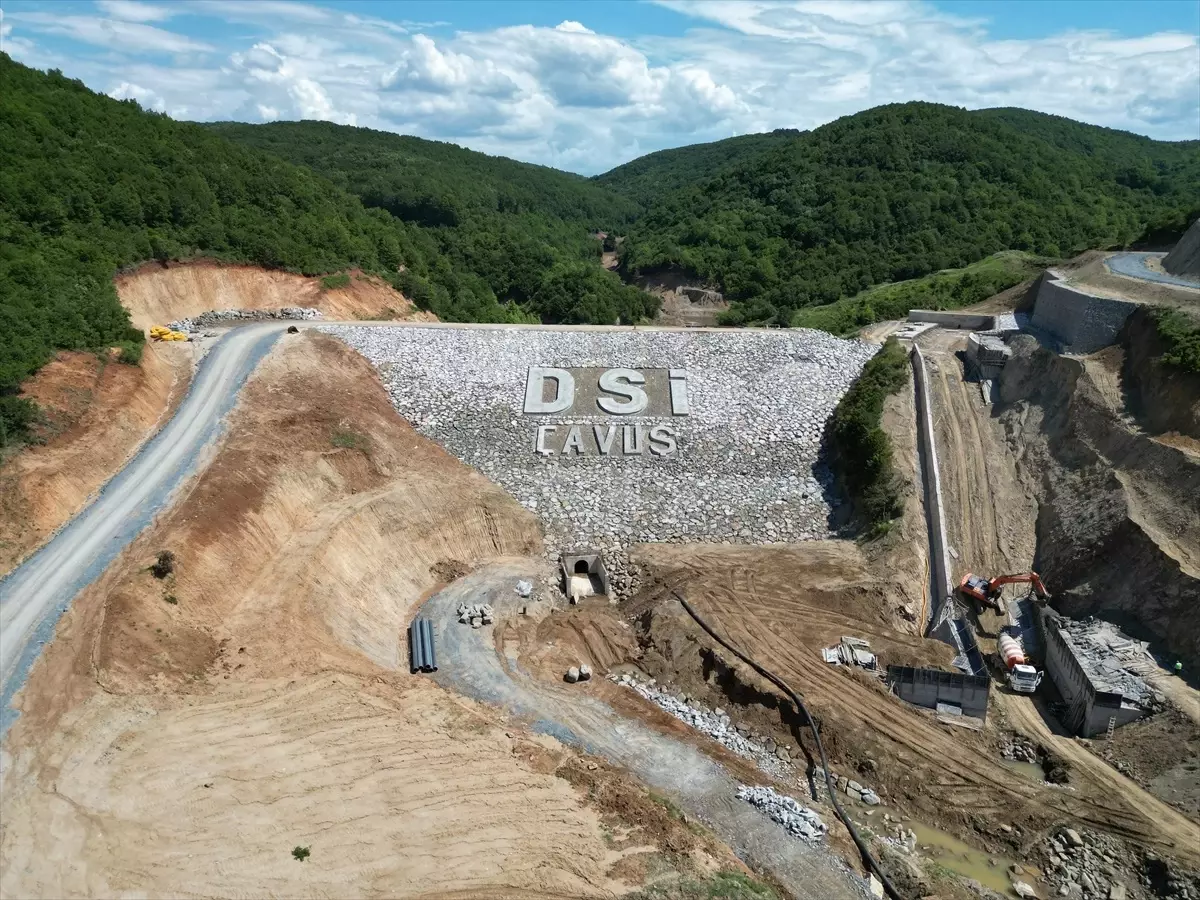 Lapseki Çavuş Barajı İnşaatında Son Durum