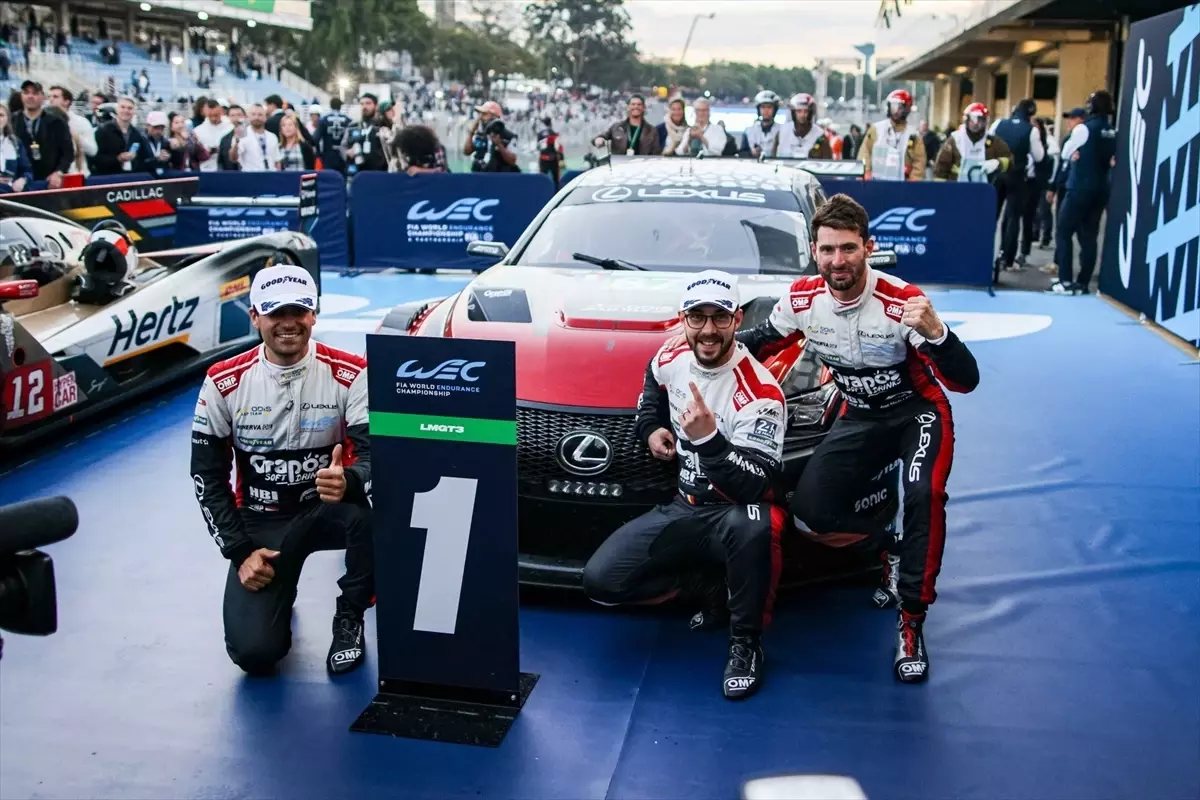Lexus'un RC F LMGT3 Yarış Aracı, Brezilya'da İlk Zaferini Elde Etti
