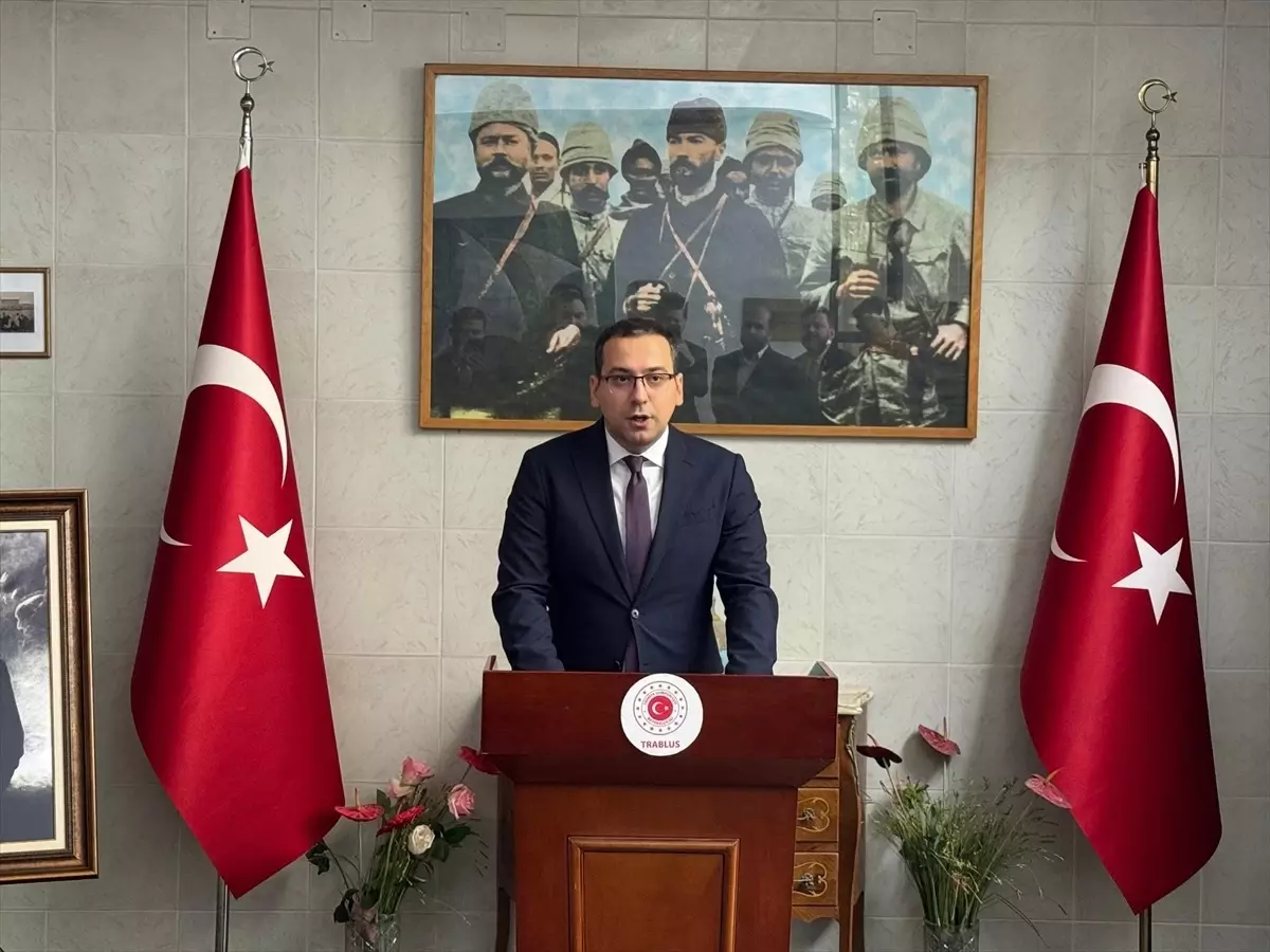 Libya'da 15 Temmuz Demokrasi ve Milli Birlik Günü dolayısıyla tören düzenlendi