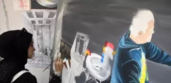 Makine Mezunu Ayşe Nur Sarı'nın Resim Tutkusu
