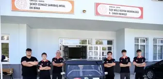 Liseliler 'Çepni' adlı elektrikli araçlarıyla yeni dereceler peşinde