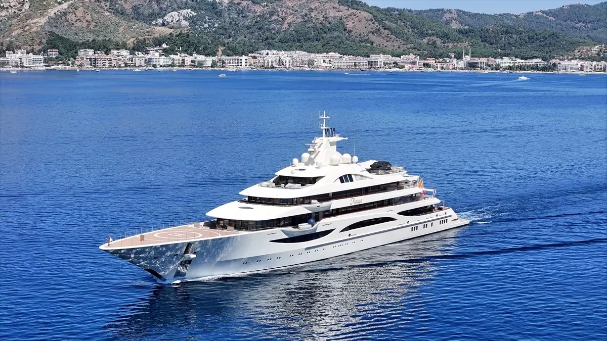 Ultra Lüks 'Alaiya' Yatı Marmaris'ten Ayrıldı