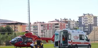 Malatya'da Kalp Krizi Geçiren Hasta Ambulans Helikopterle Sevk Edildi