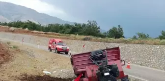 Malatya'da Tarım Aracının Devrilmesi Sonucu Bir Kişi Hayatını Kaybetti