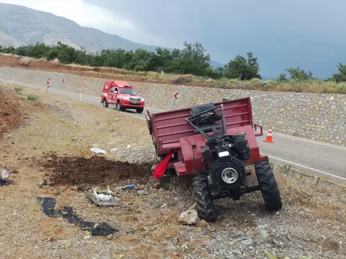 Malatya'da Tarım Aracının Devrilmesi Sonucu Bir Kişi Hayatını Kaybetti