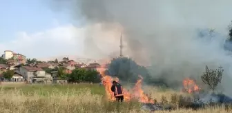 Malatya'da Otluk Alanda Yangın Söndürüldü