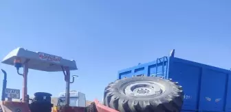 Malatya'da Tırla Çarpışan Traktörün Sürücüsü Hayatını Kaybetti