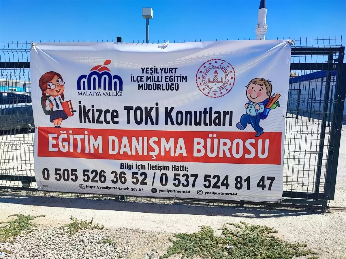 Malatya'da Deprem Konutlarında Eğitim Danışma Bürosu Açıldı