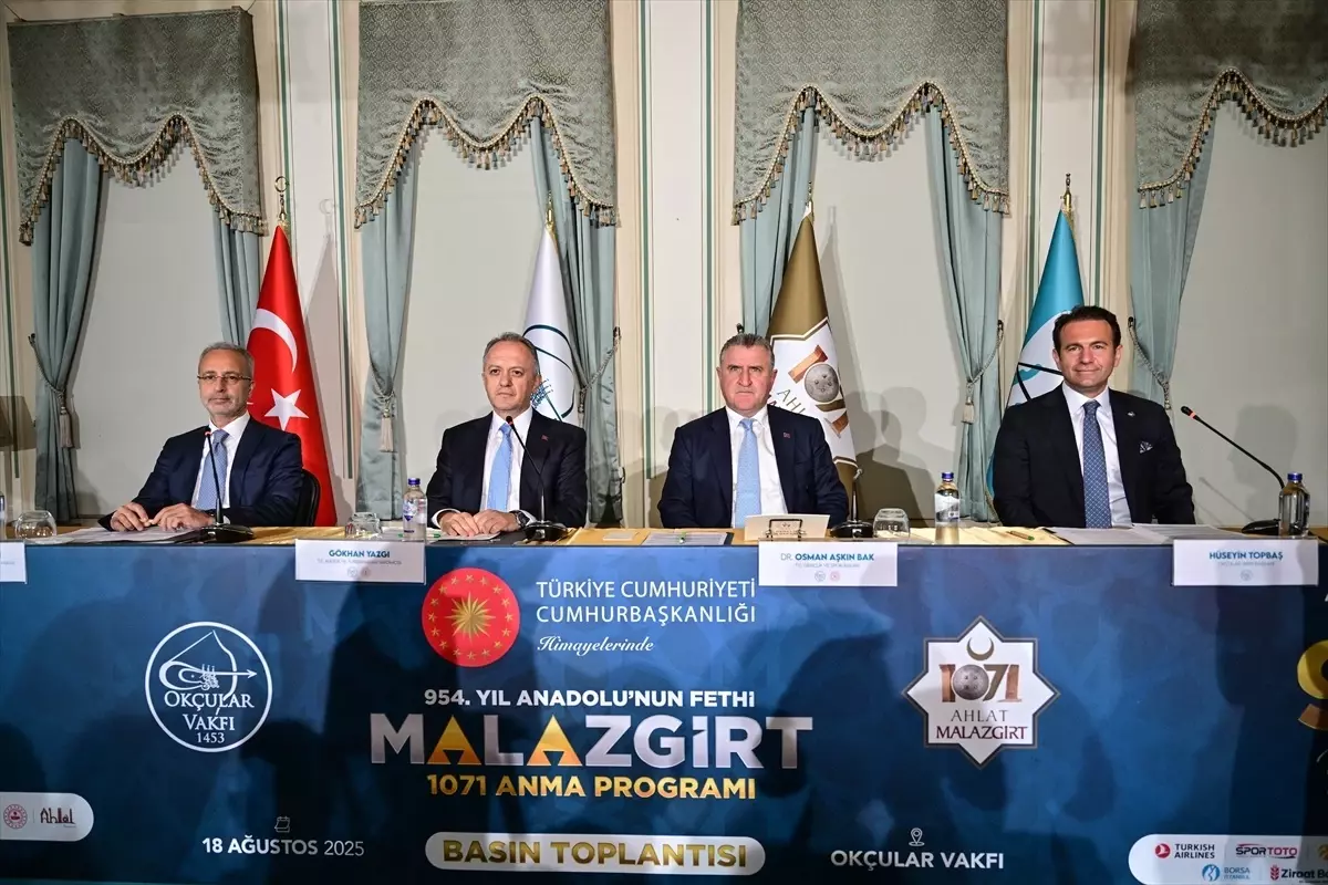 Malazgirt Zaferi'nin 954. yıl dönümü etkinliklerine doğru