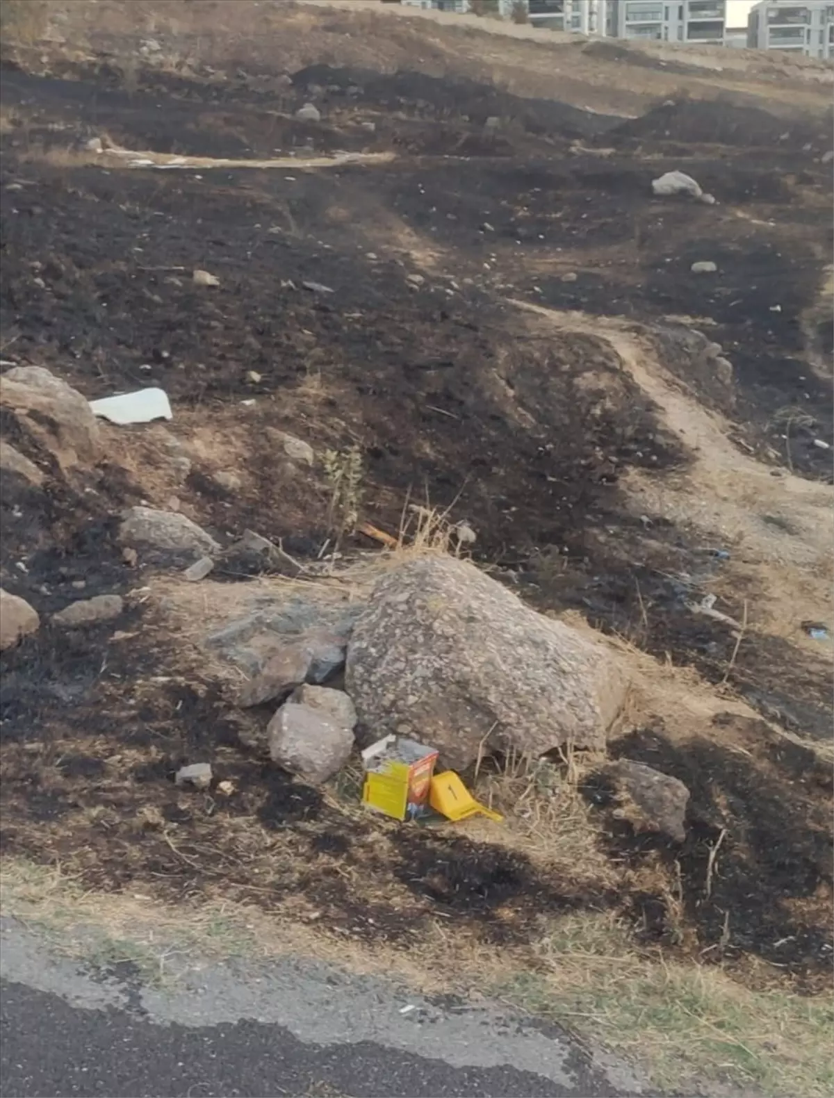 Maltepe'de Havai Fişekle Yangın Çıkaran Şüpheli Yakalandı