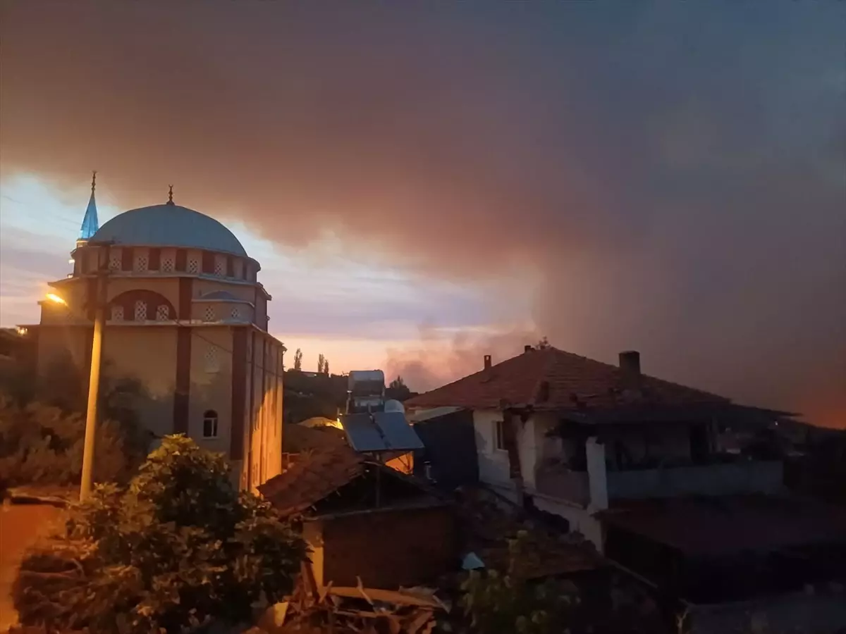 Manisa'da Orman Yangınlarına Hava Müdahalesi Başladı