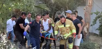 Turgutlu'da Kontrolden Çıkan Otomobil Takla Attı, Sürücü Yaralandı