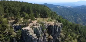 Manisa'nın Gelin Uçtu Kayalıkları Tabiat Parkı Olarak Tescillendi