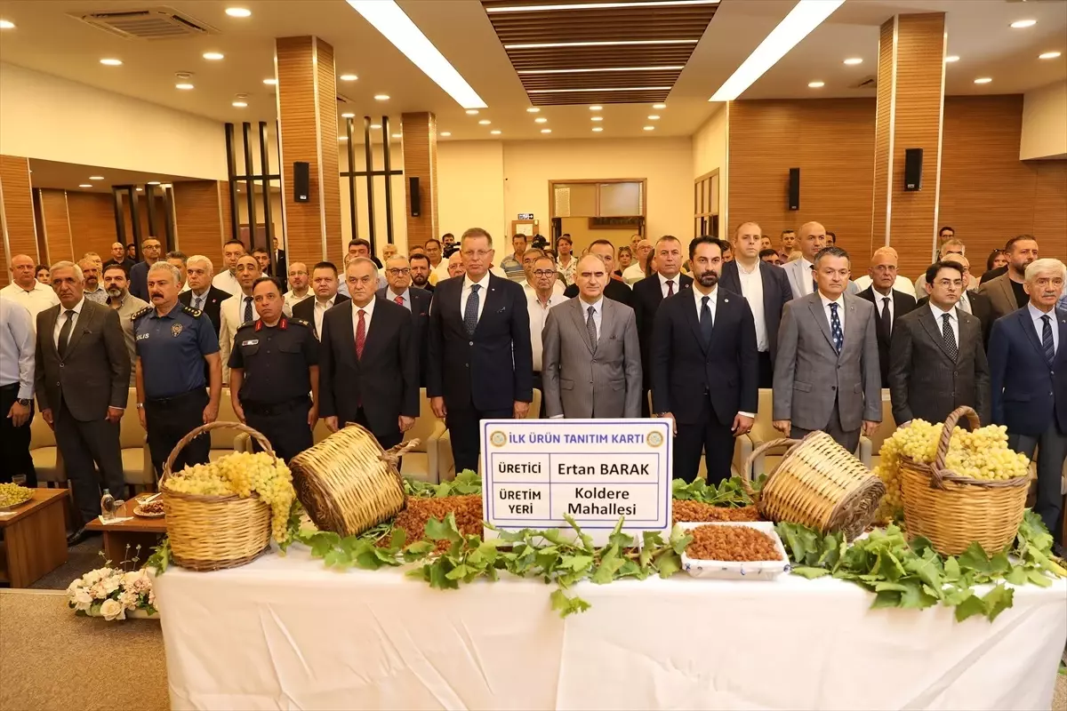 Manisa'da İlk Çekirdeksiz Kuru Üzüm 3.500 Liradan Satıldı