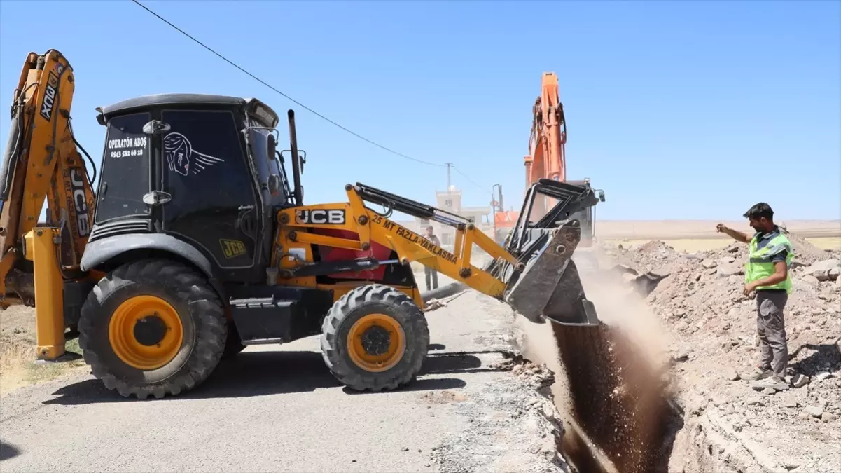 Nusaybin'de Altyapı Çalışmaları Devam Ediyor