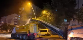 Mardin'de Ravza Caddesi'nde Asfalt Yenileme Çalışmaları Başladı