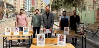 Kızıltepe'de Gazzeli Çocuklar İçin 'Boş Sıralar' Etkinliği Düzenlendi