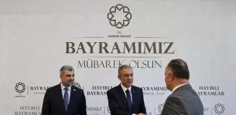 Mardin'de farklı dine mensup vatandaşlar bayramlaşma programında buluştu