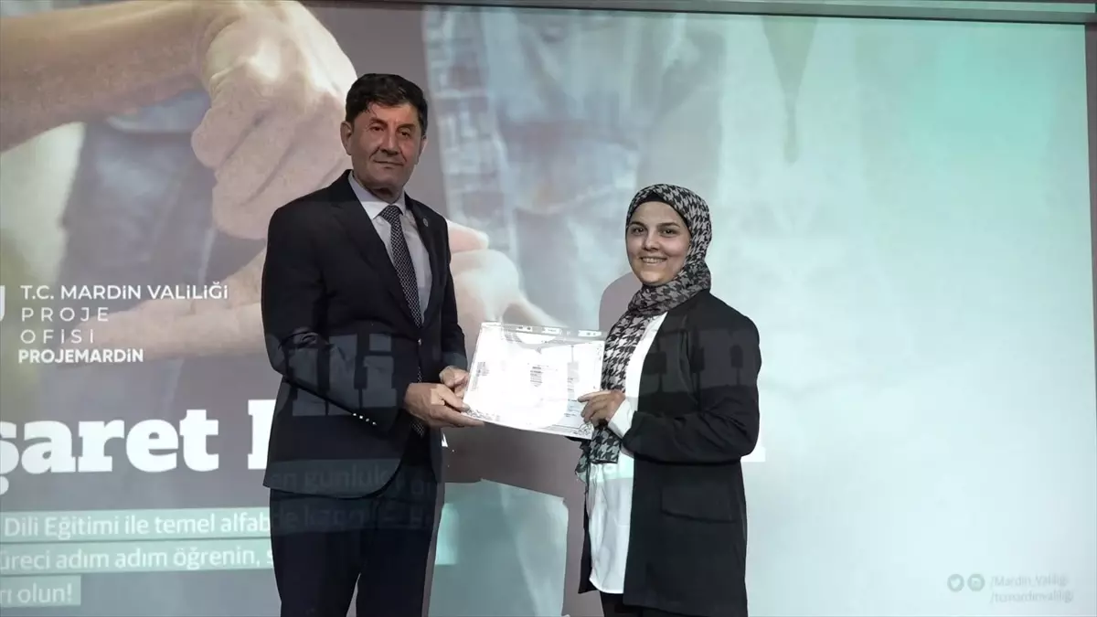 Mardin'de Engelli Bireylerle İletişim Projesi Sertifika Töreni Düzenlendi