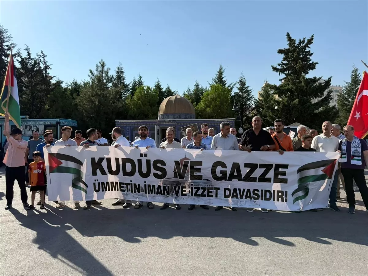 Mardin'de İsrail'in Gazze'ye saldırıları protesto edildi