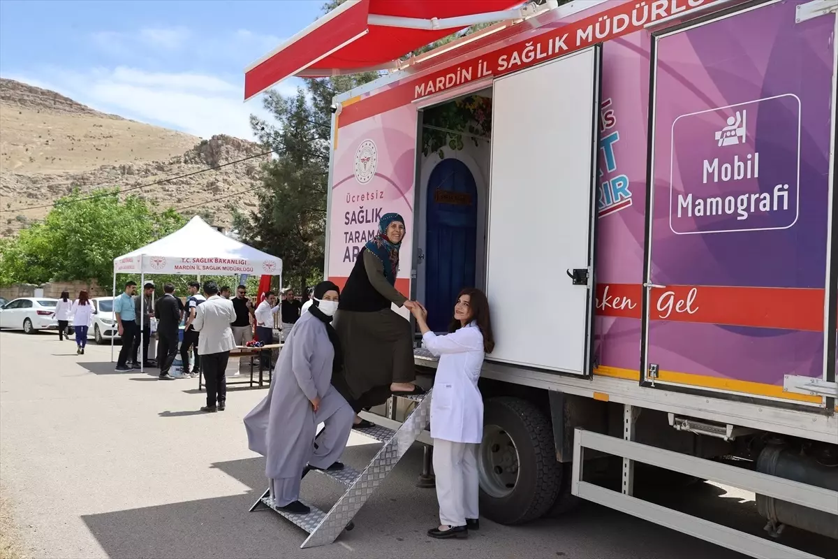 Mardin'de Mobil Mamografi ile 1000 Kadına Ücretsiz Kanser Taraması