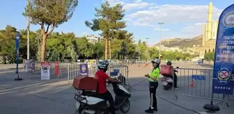 Mardin'de motosiklet sürücülerine güvenli sürüş eğitimi verildi