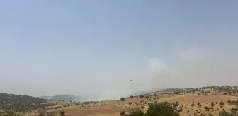 Mardin Mazıdağı'nda Orman Yangınına Müdahale Devam Ediyor