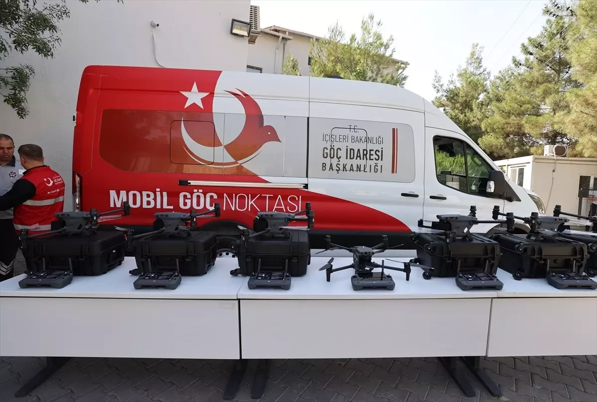 Mardin'de Sınır Güvenliği İçin 7 Dron ve Mobil Araç Hizmete Alındı