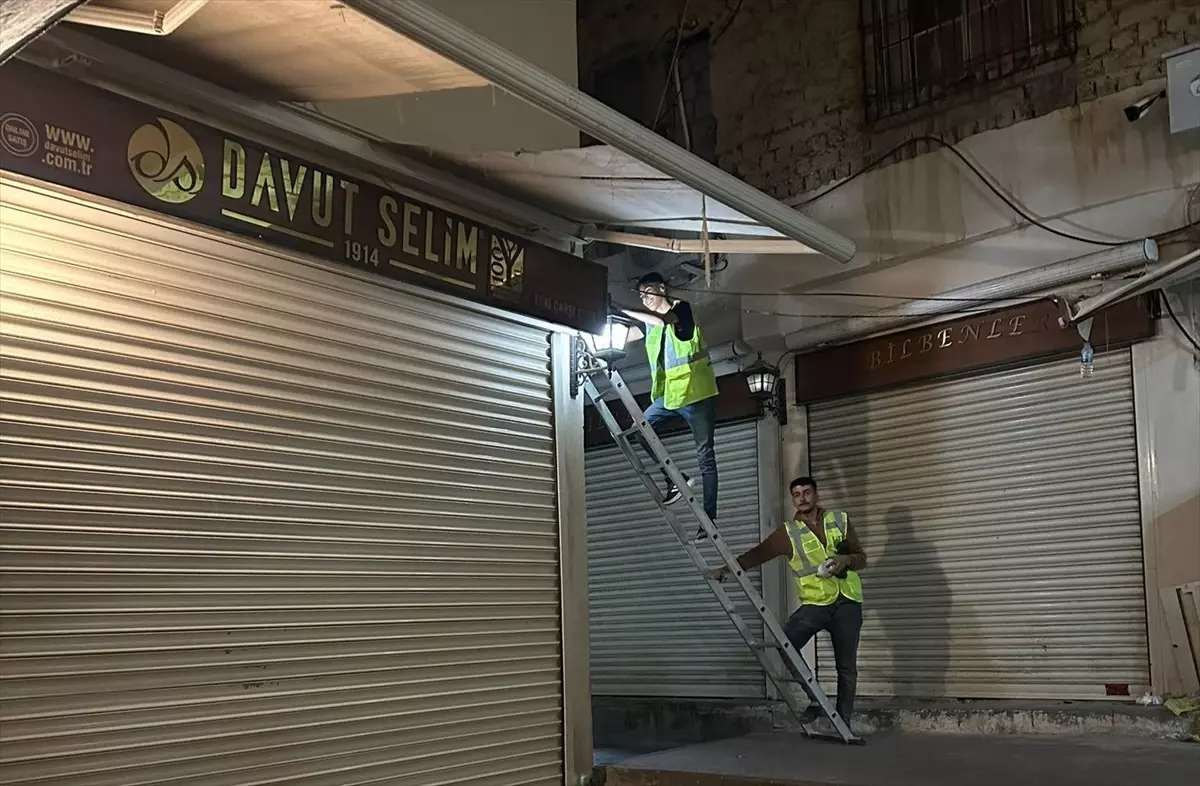 Mardin'de Tarihi Sokaklar İçin Aydınlatma Çalışmaları