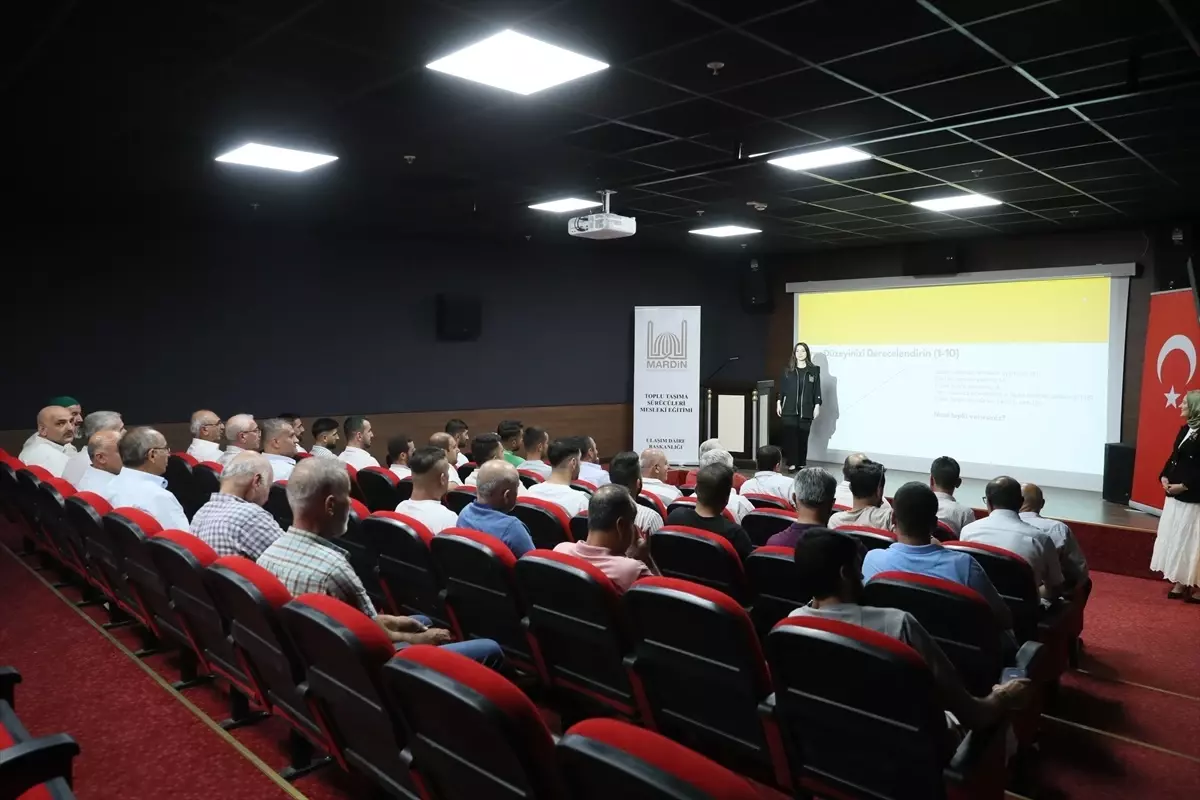Mardin'de Toplu Taşıma Sürücülerine Eğitim Semineri