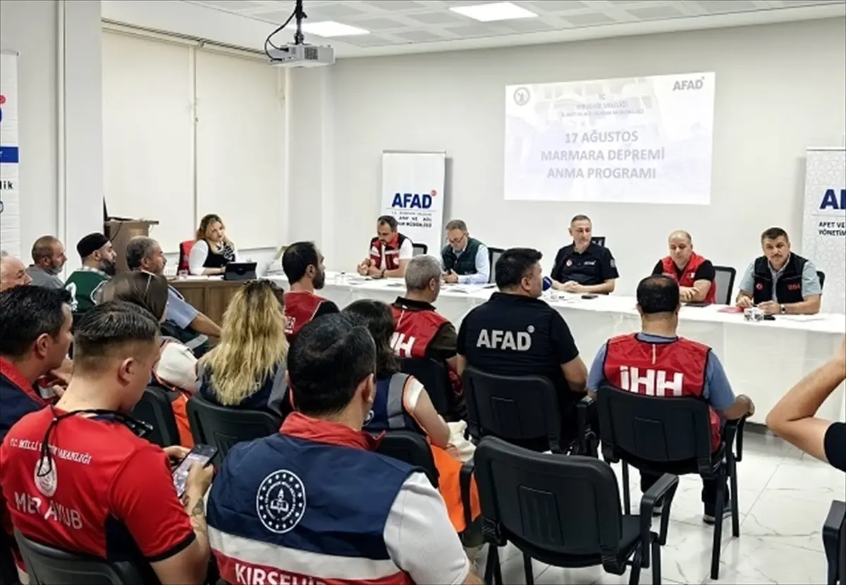 Marmara Depremi'nde hayatını kaybedenler Kırşehir'de anıldı