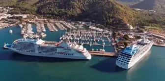 Marmaris'e Kruvaziyerlerle 1203 Yolcu Geldi