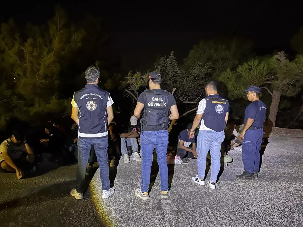 Marmaris'te 19 Düzensiz Göçmen Yakalandı