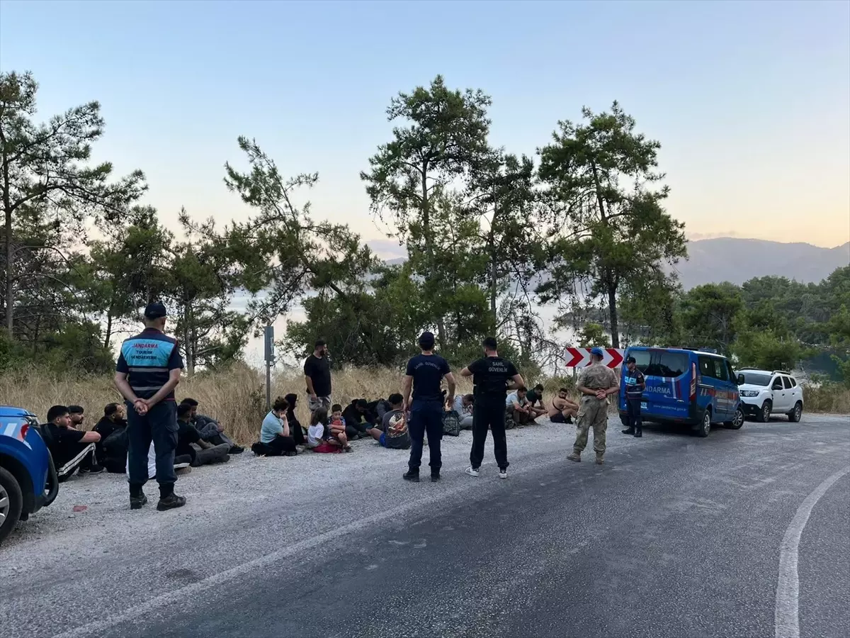 Marmaris'te 22 Düzensiz Göçmen Yakalandı
