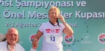 Çiçek Solon Şensoy, Gülle Atmada Türkiye Rekoru Kırdı